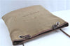 Authentic PRADA Canvas Leather Shoulder Cross Body Bag Brown H9476