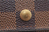 Auth Louis Vuitton Damier Porte Monnaie Billets Tresor Wallet N61730 LV H9477