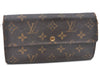 Auth Louis Vuitton Monogram Pochette Porte Monnaie Credit Wallet M61726 LV H9479