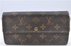 Auth Louis Vuitton Monogram Pochette Porte Monnaie Credit Wallet M61726 LV H9479