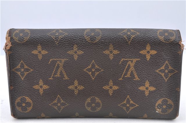 Auth Louis Vuitton Monogram Pochette Porte Monnaie Credit Wallet M61726 LV H9479