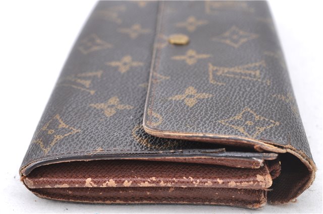 Auth Louis Vuitton Monogram Pochette Porte Monnaie Credit Wallet M61726 LV H9479