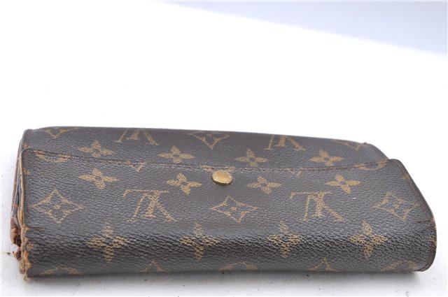 Auth Louis Vuitton Monogram Pochette Porte Monnaie Credit Wallet M61726 LV H9479