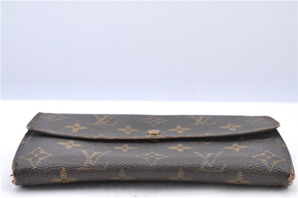 Auth Louis Vuitton Monogram Pochette Porte Monnaie Credit Wallet M61726 LV H9479