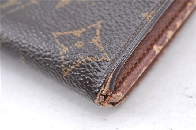 Auth Louis Vuitton Monogram Pochette Porte Monnaie Credit Wallet M61726 LV H9479