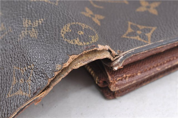 Auth Louis Vuitton Monogram Pochette Porte Monnaie Credit Wallet M61726 LV H9479