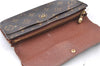 Auth Louis Vuitton Monogram Pochette Porte Monnaie Credit Wallet M61726 LV H9479