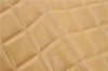 Authentic CHANEL Chocolate Bar Long Wallet Purse Calf Skin Beige CC H9482