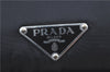 Authentic PRADA Nylon Leather Shoulder Cross Body Bag Black H9485