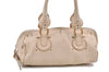 Authentic Chloe Paddington Leather Shoulder Hand Bag Ivory H9486