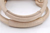 Authentic Chloe Paddington Leather Shoulder Hand Bag Ivory H9486