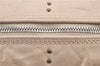 Authentic Chloe Paddington Leather Shoulder Hand Bag Ivory H9486