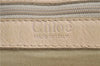 Authentic Chloe Paddington Leather Shoulder Hand Bag Ivory H9486