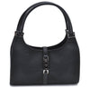 Authentic GUCCI Jackie Shoulder Hand Bag Satin Nylon Leather 0021068 Black H9501