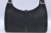 Authentic GUCCI Jackie Shoulder Hand Bag Satin Nylon Leather 0021068 Black H9501