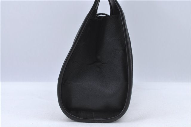 Authentic GUCCI Jackie Shoulder Hand Bag Satin Nylon Leather 0021068 Black H9501