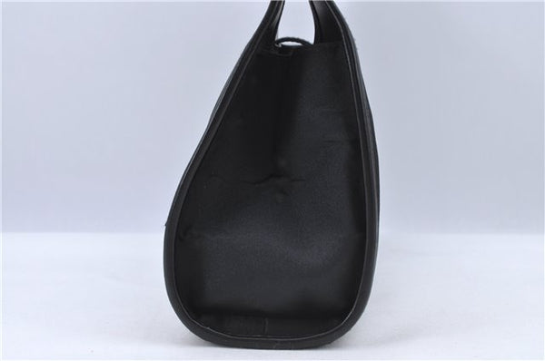 Authentic GUCCI Jackie Shoulder Hand Bag Satin Nylon Leather 0021068 Black H9501