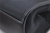 Authentic GUCCI Jackie Shoulder Hand Bag Satin Nylon Leather 0021068 Black H9501