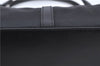 Authentic GUCCI Jackie Shoulder Hand Bag Satin Nylon Leather 0021068 Black H9501