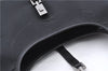 Authentic GUCCI Jackie Shoulder Hand Bag Satin Nylon Leather 0021068 Black H9501