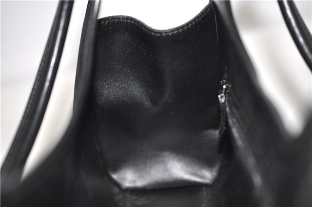 Authentic GUCCI Jackie Shoulder Hand Bag Satin Nylon Leather 0021068 Black H9501