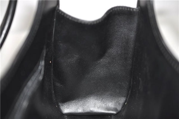 Authentic GUCCI Jackie Shoulder Hand Bag Satin Nylon Leather 0021068 Black H9501