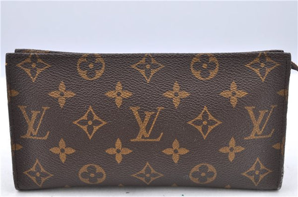 Authentic Louis Vuitton Monogram Pouch For Bucket GM LV Junk H9502