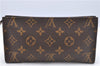 Authentic Louis Vuitton Monogram Pouch For Bucket GM LV Junk H9502