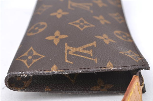 Authentic Louis Vuitton Monogram Pouch For Bucket GM LV Junk H9502