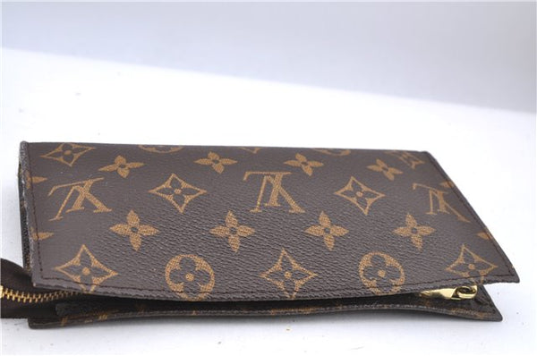 Authentic Louis Vuitton Monogram Pouch For Bucket GM LV Junk H9502