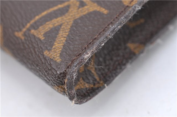 Authentic Louis Vuitton Monogram Pouch For Bucket GM LV Junk H9502