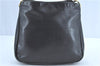 Authentic GUCCI Bamboo Shoulder Hand Bag Purse Leather 0011638 Black H9510