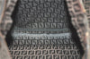 Authentic FENDI Zucchino Shoulder Tote Bag Canvas Leather Brown H9513