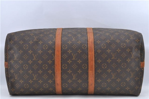 Auth Louis Vuitton Monogram Keepall Bandouliere 55 Boston Bag M41414 LV H9518