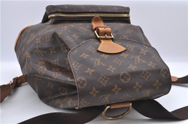 Authentic Louis Vuitton Monogram Montsouris GM Backpack M51135 LV H9520