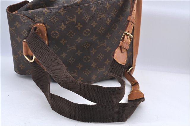 Authentic Louis Vuitton Monogram Montsouris GM Backpack M51135 LV H9520