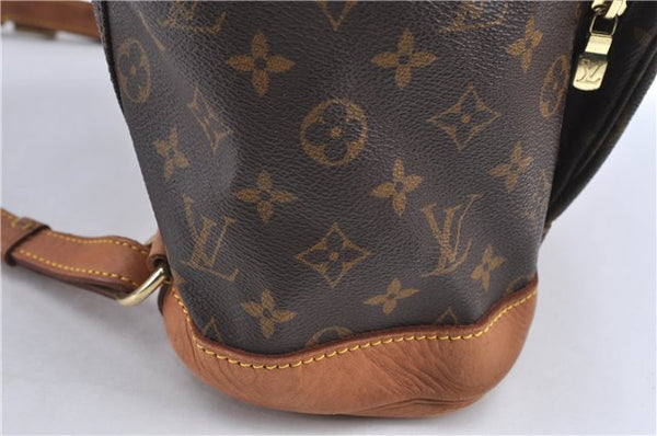 Authentic Louis Vuitton Monogram Montsouris GM Backpack M51135 LV H9520