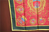 Authentic HERMES Carre 90 Scarf "FLVCTVAT NEC MERGITVR" Silk Yellow H9525