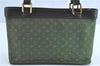 Auth Louis Vuitton Monogram Mini Lucille PM Hand Bag Green Khaki M92682 LV H9534