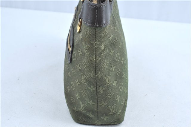 Auth Louis Vuitton Monogram Mini Lucille PM Hand Bag Green Khaki M92682 LV H9534