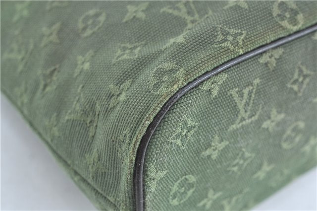 Auth Louis Vuitton Monogram Mini Lucille PM Hand Bag Green Khaki M92682 LV H9534