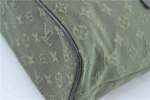 Auth Louis Vuitton Monogram Mini Lucille PM Hand Bag Green Khaki M92682 LV H9534