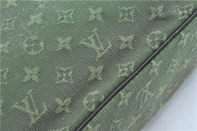 Auth Louis Vuitton Monogram Mini Lucille PM Hand Bag Green Khaki M92682 LV H9534