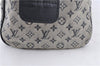 Authentic Louis Vuitton Monogram Mini Josephine PM Hand Bag Blue M92312 LV H9536