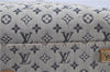 Authentic Louis Vuitton Monogram Mini Josephine PM Hand Bag Blue M92312 LV H9536