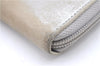 Authentic CHANEL CC Logo CoCo Mark Calf Skin Long Wallet Purse Silver H9537