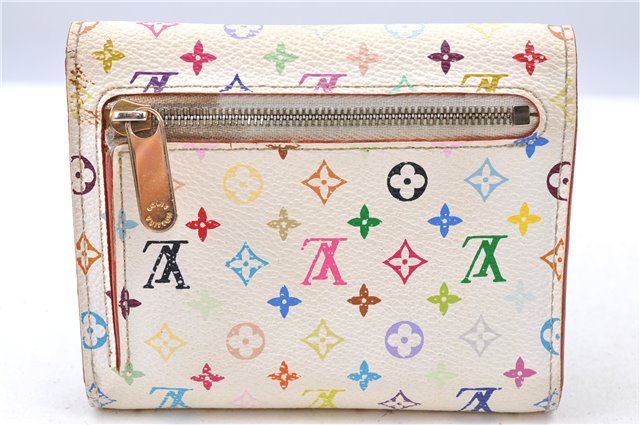 Louis Vuitton Monogram Multicolor Portefeuille Koala Wallet M58014 White H9540