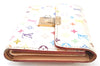 Louis Vuitton Monogram Multicolor Portefeuille Koala Wallet M58014 White H9540