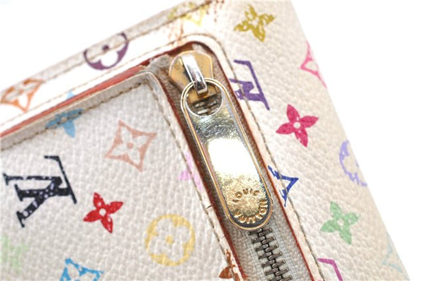 Louis Vuitton Monogram Multicolor Portefeuille Koala Wallet M58014 White H9540