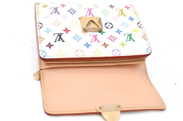 Louis Vuitton Monogram Multicolor Portefeuille Koala Wallet M58014 White H9540